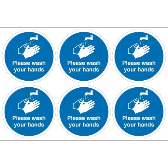 Please Wash Your Hands Labels