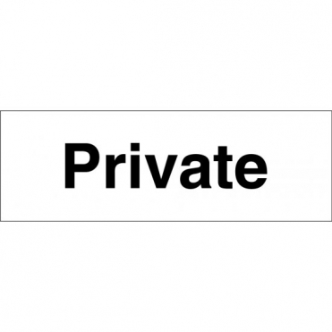 Private Signs