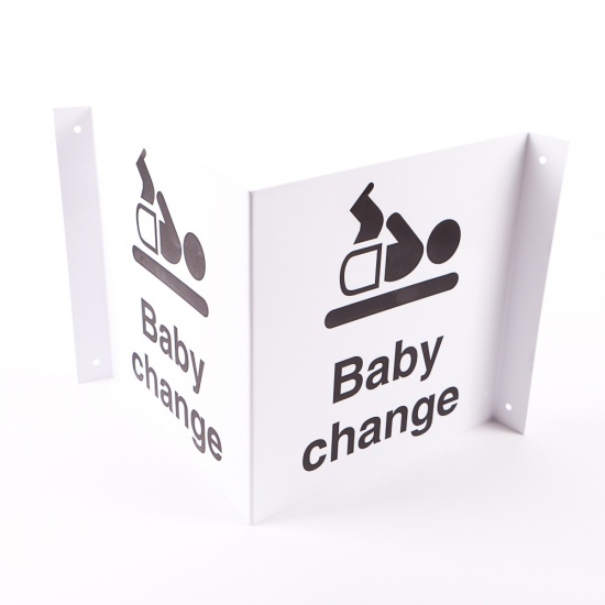 Projecting Baby Change Signs