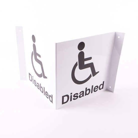 Projecting Disabled Toilet Signs
