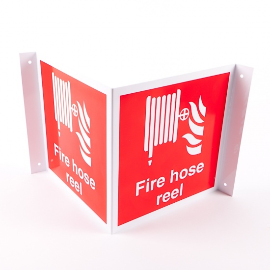 Projecting Fire Hose Reel Signs