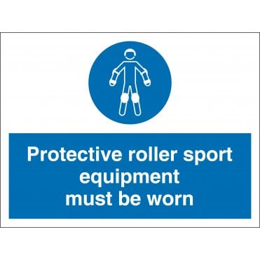 Size: 800mm x 600mm Protective Roller Sport Equipment Signs