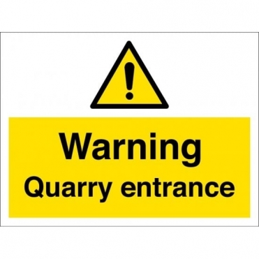 Quarry Entrance Signs