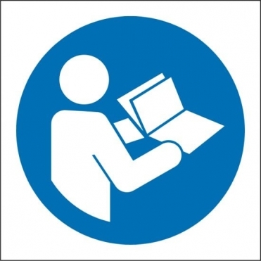 Refer To Instruction Booklet Safety Signs