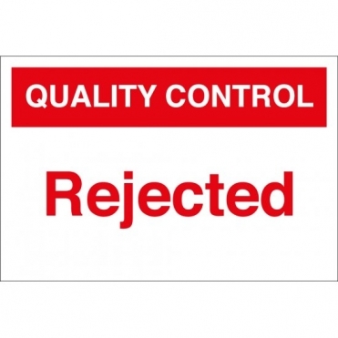 Rejected Signs
