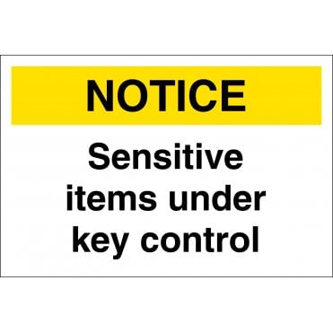 Size: 600mm x 400mm Security Signs