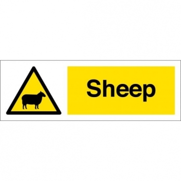 Size: 300mm x 100mm Farm Safety Signs
