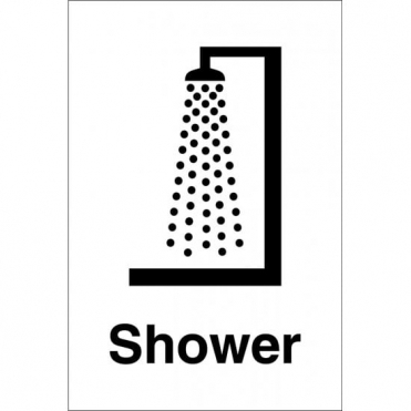Shower Sign