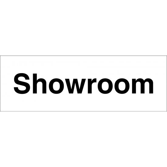 Showroom Signs