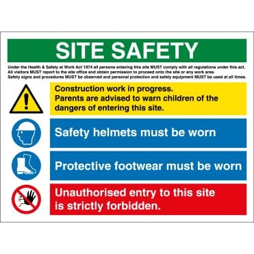 Site Safety Signs