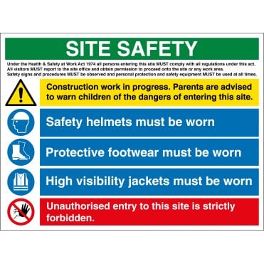 Site Safety Signs