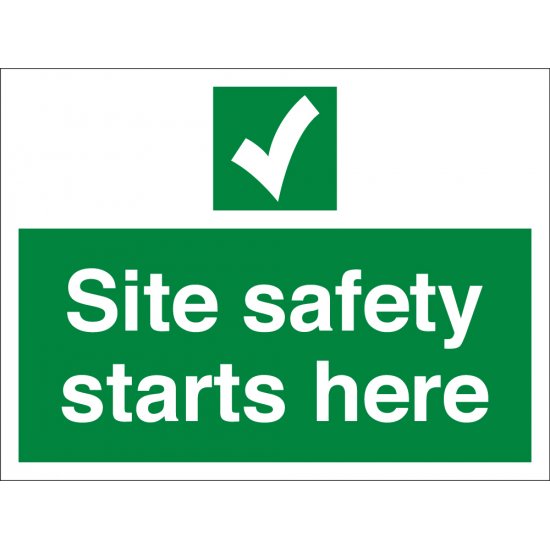 Size: 400mm x 300mm Key Signs Site Safety Signs