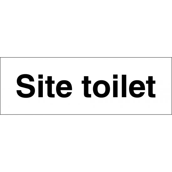 Site Toilet Signs