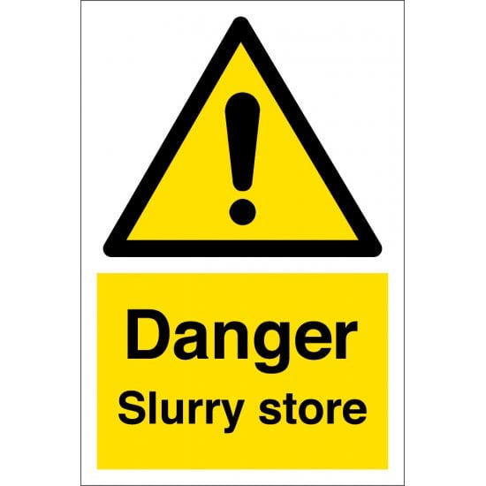 Slurry Store Sign