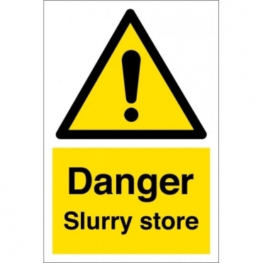 Slurry Store Sign