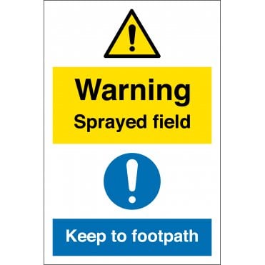 Size: 200mm x 300mm Key Signs Chemical Warning Signs