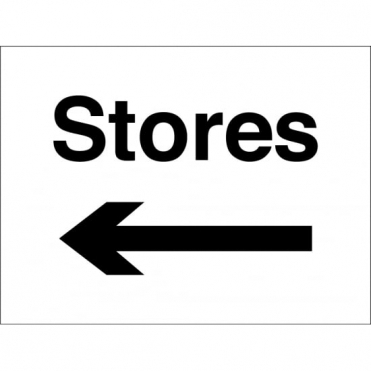 Stores Arrow Left Signs
