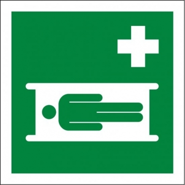 Stretcher First Aid Signs