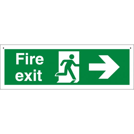 Suspended Fire Exit Signs