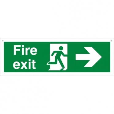 Suspended Fire Exit Signs