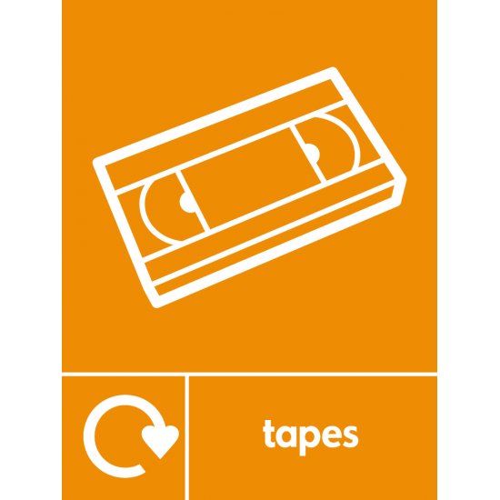 Tapes Recycling Signs