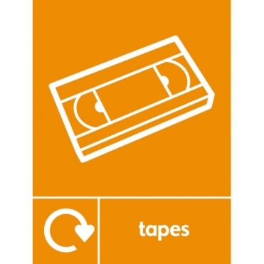 Tapes Recycling Signs