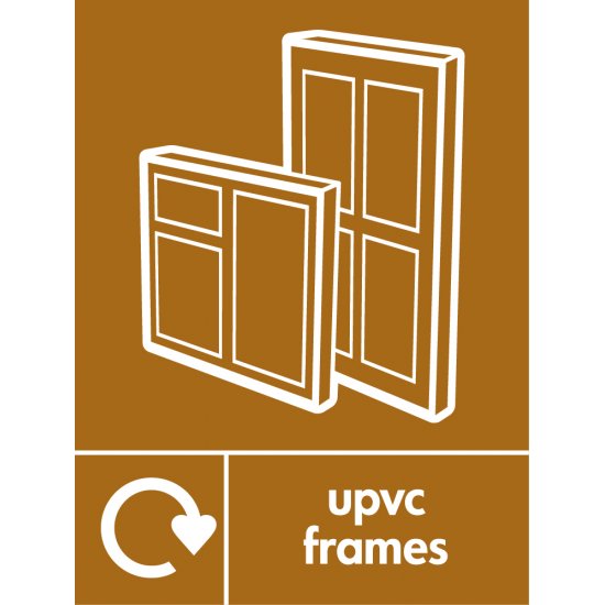 UPVC Frames Waste Recycling Signs