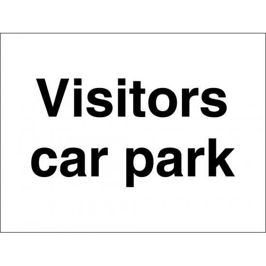 Visitors Car Park Signs