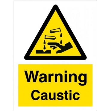 Warning Caustic Signs