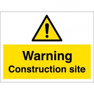 Warning Construction Site Signs