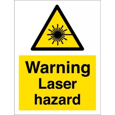 Warning Laser Hazard Signs