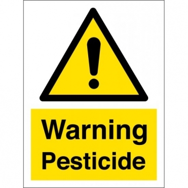 Warning Pesticide Signs