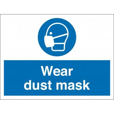 Size: 400mm x 300mm Face Protection Signs