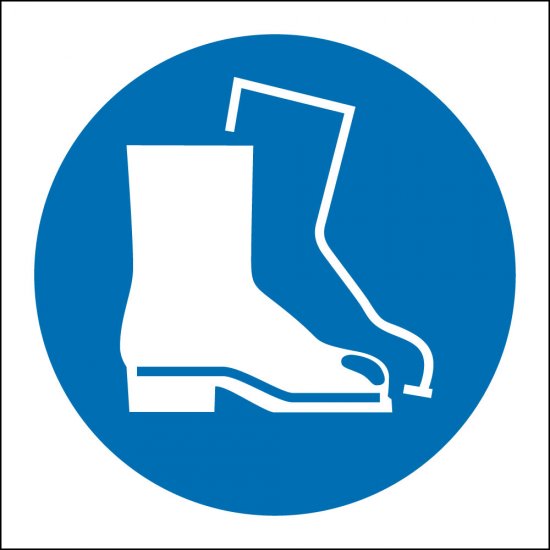 Wear Safety Boots Signs