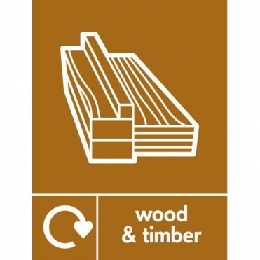 Wood and Timber Waste Recycling Signs