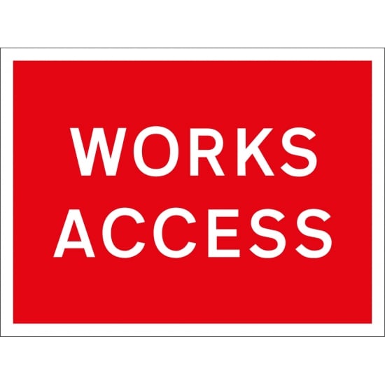 Works Access Signs
