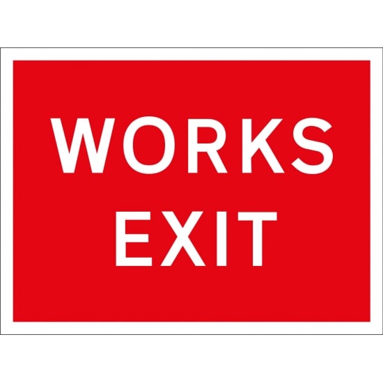 Works Exit Signs