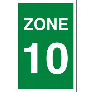 Zone 10 Sign