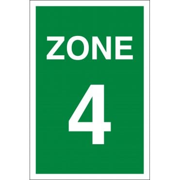 Zone 4 Sign
