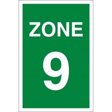Zone 9 Sign